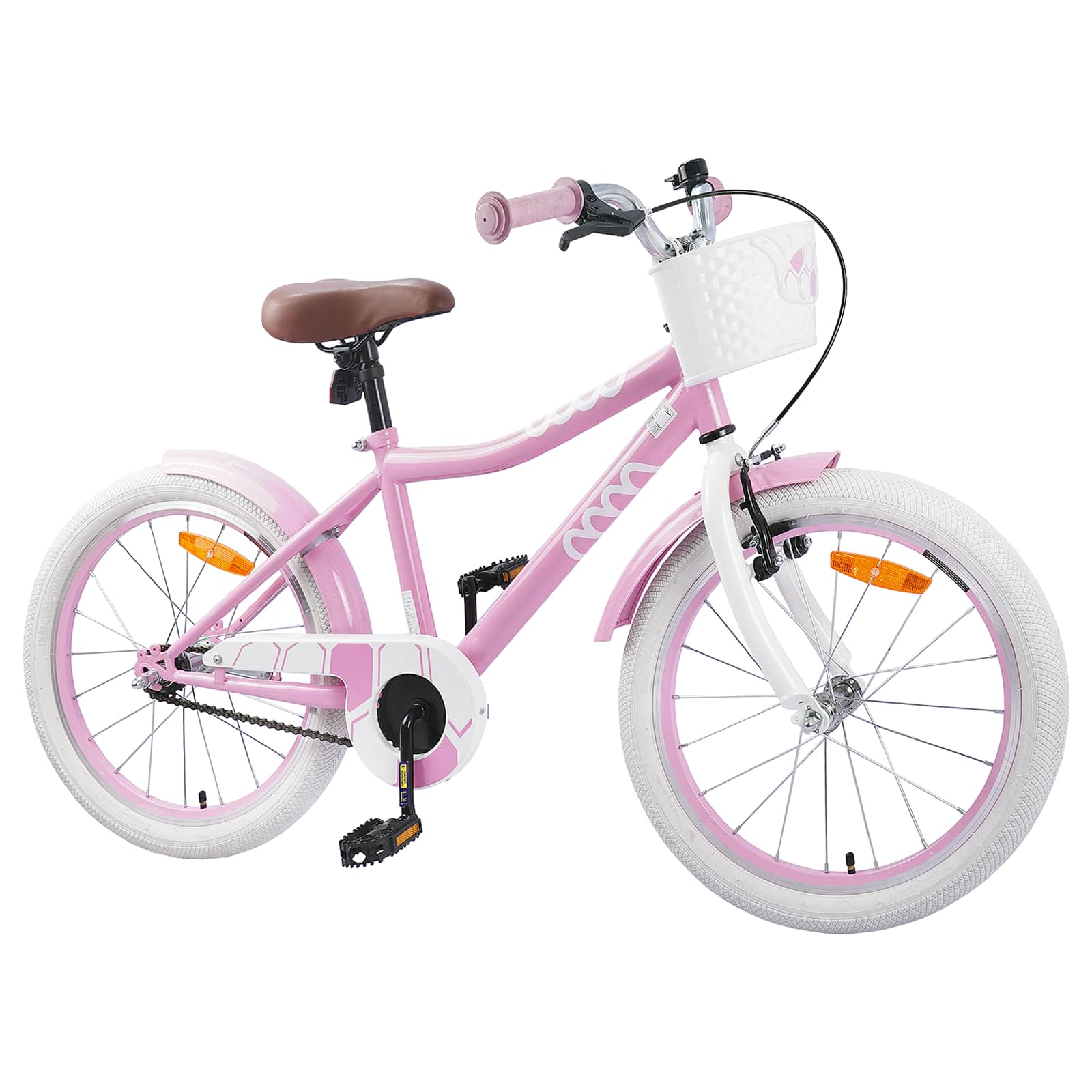 VidaXL vélo pour enfants 20 pouces pour 6-11 ans, rose clair