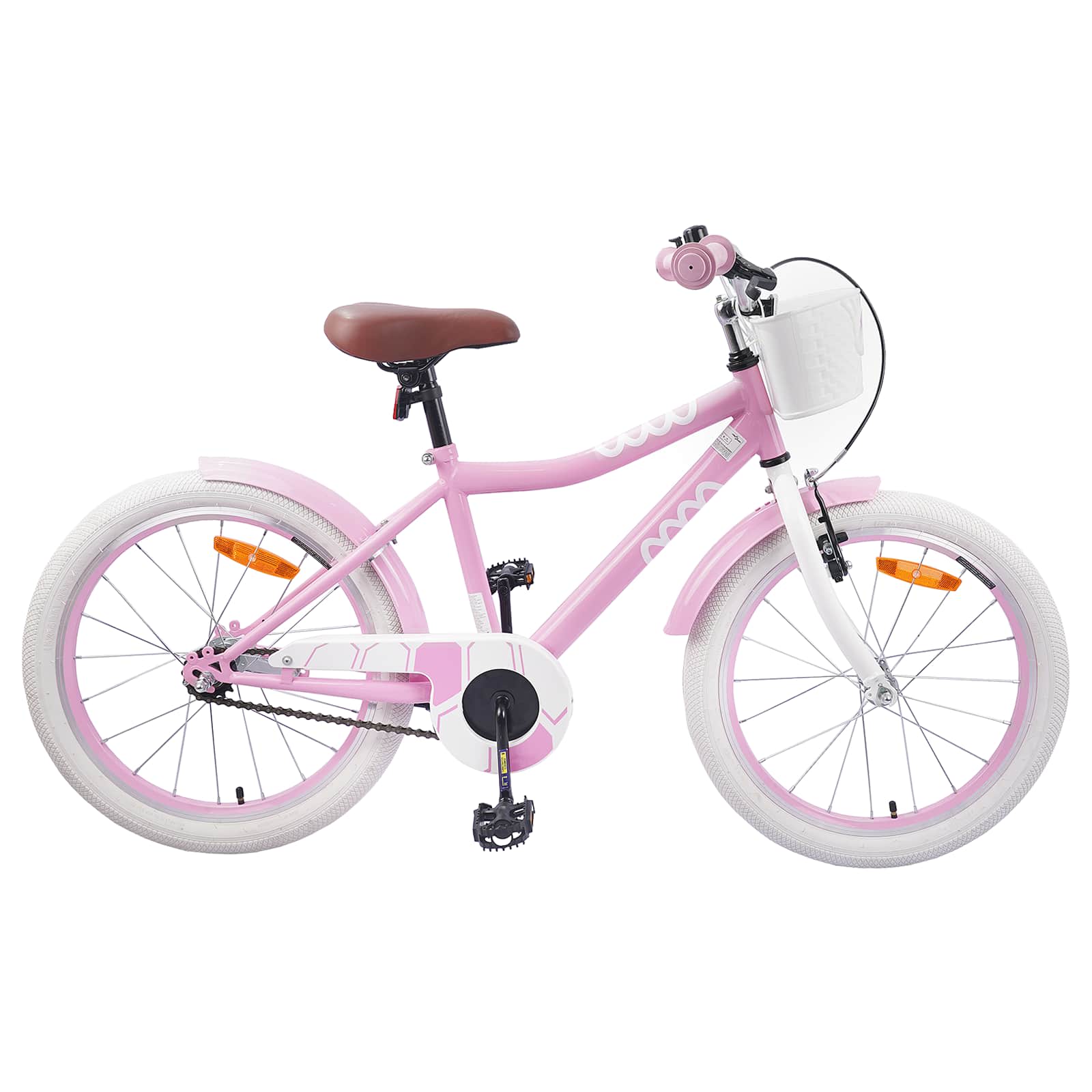 VidaXL vélo pour enfants 20 pouces pour 6-11 ans, rose clair