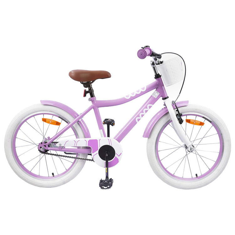 VidaXL vélo pour enfants 20 pouces pour 6-11 ans violet