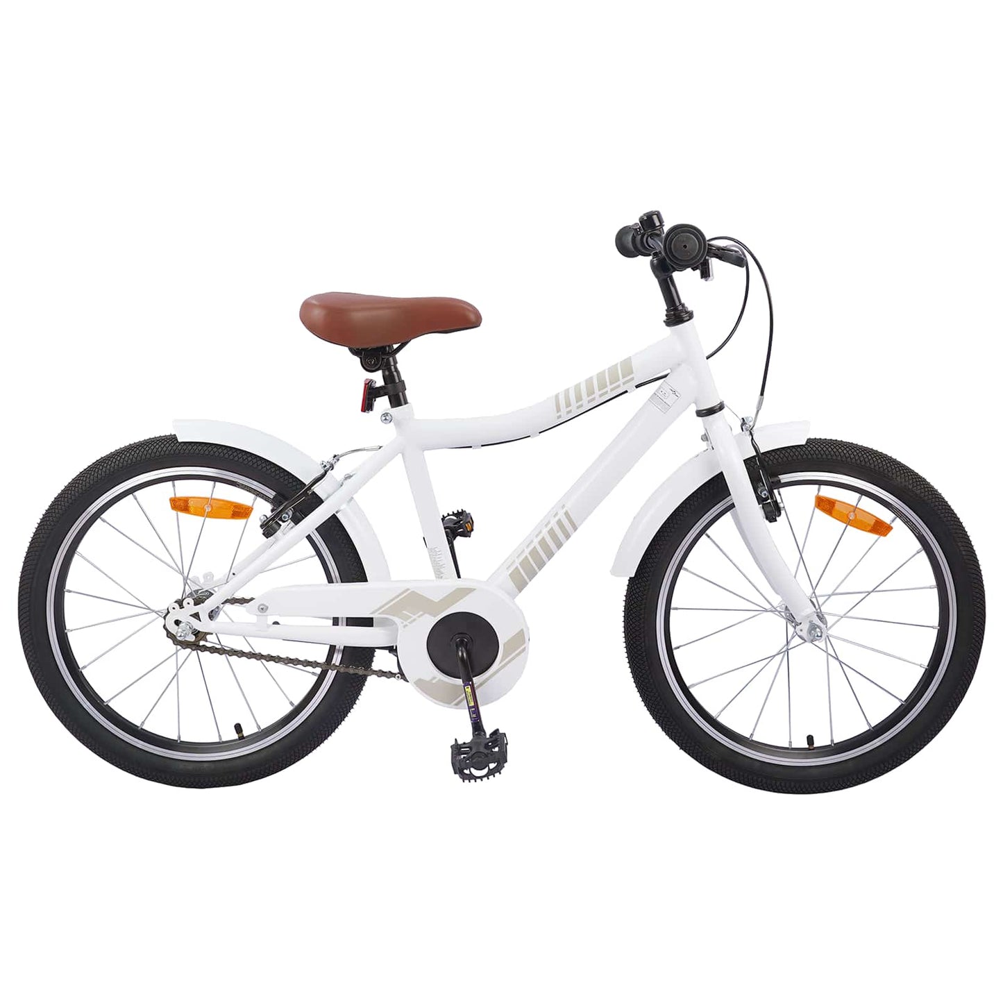 VidaXL vélo enfant 20 pouces pour 6-11 ans blanc