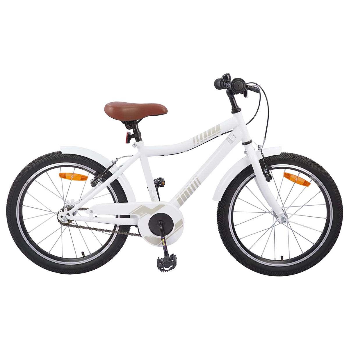 VidaXL vélo enfant 20 pouces pour 6-11 ans blanc