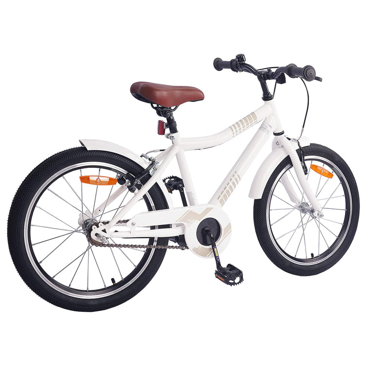VidaXL vélo enfant 24 pouces pour 8-12 ans blanc