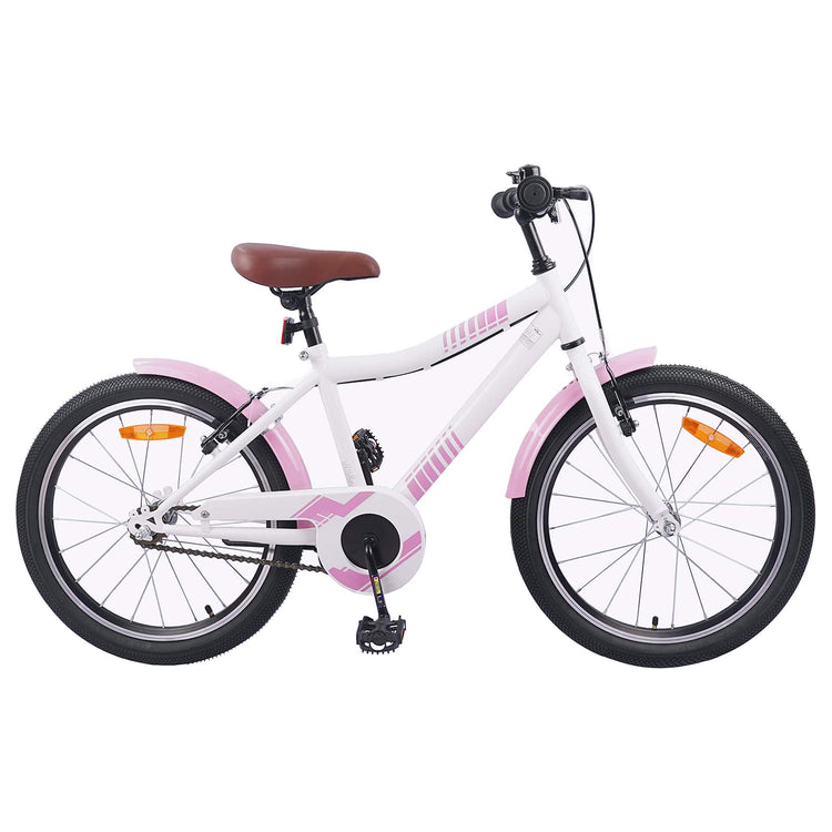 VidaXL vélo enfant 24 pouces pour 8-12 ans rose clair
