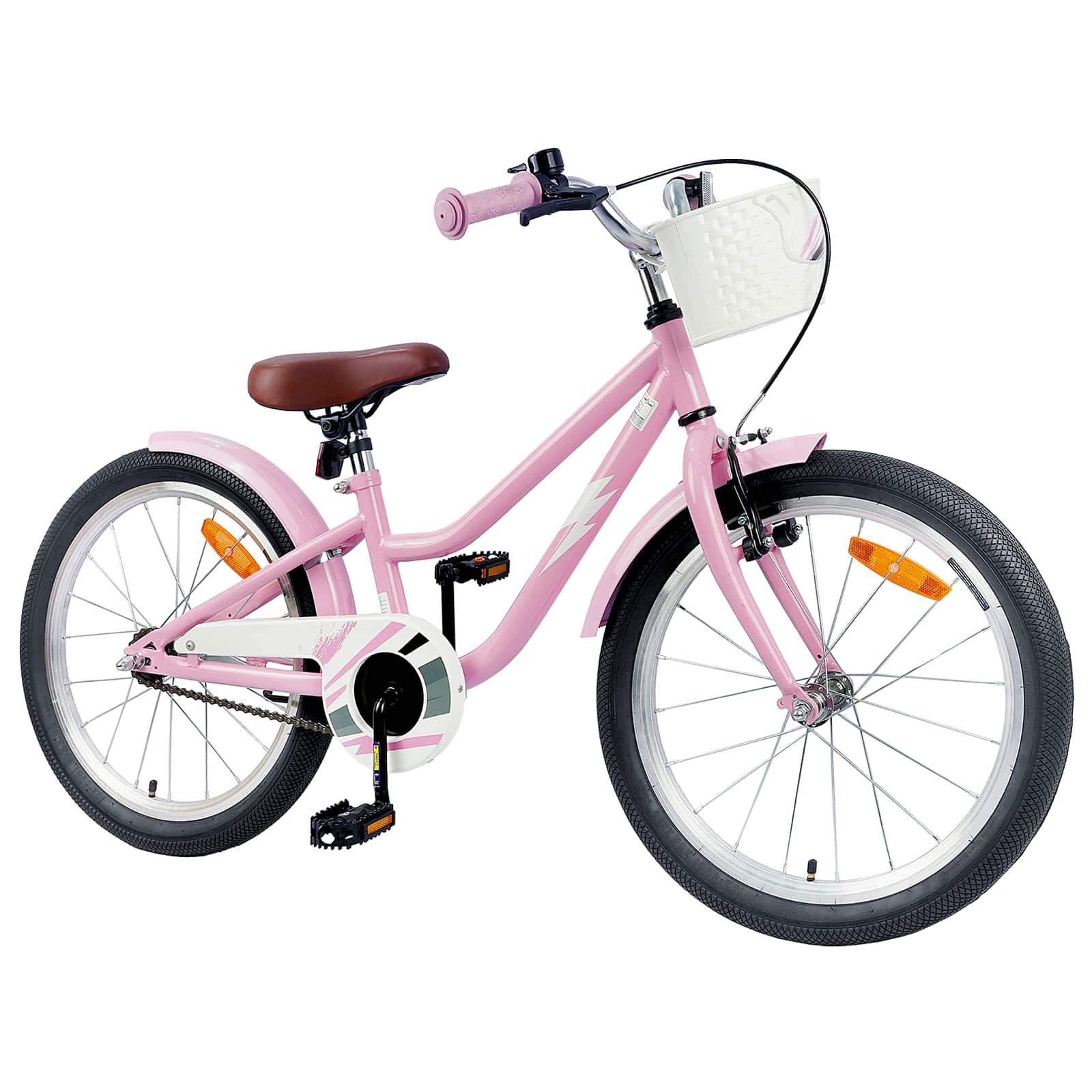 VidaXL vélo pour enfants 20 pouces pour 6-11 ans, rose clair