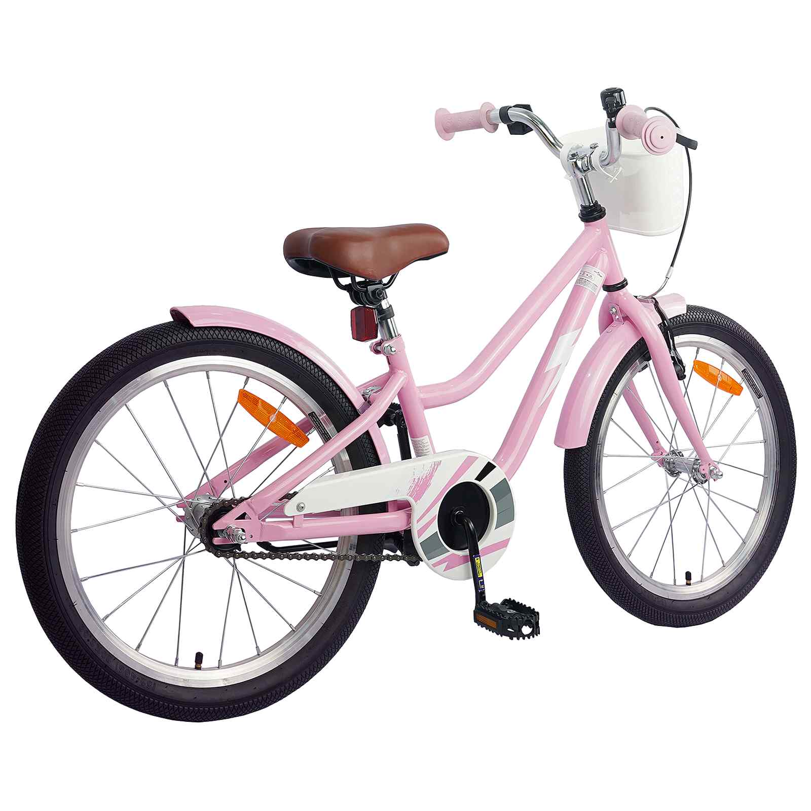 VidaXL vélo pour enfants 20 pouces pour 6-11 ans, rose clair