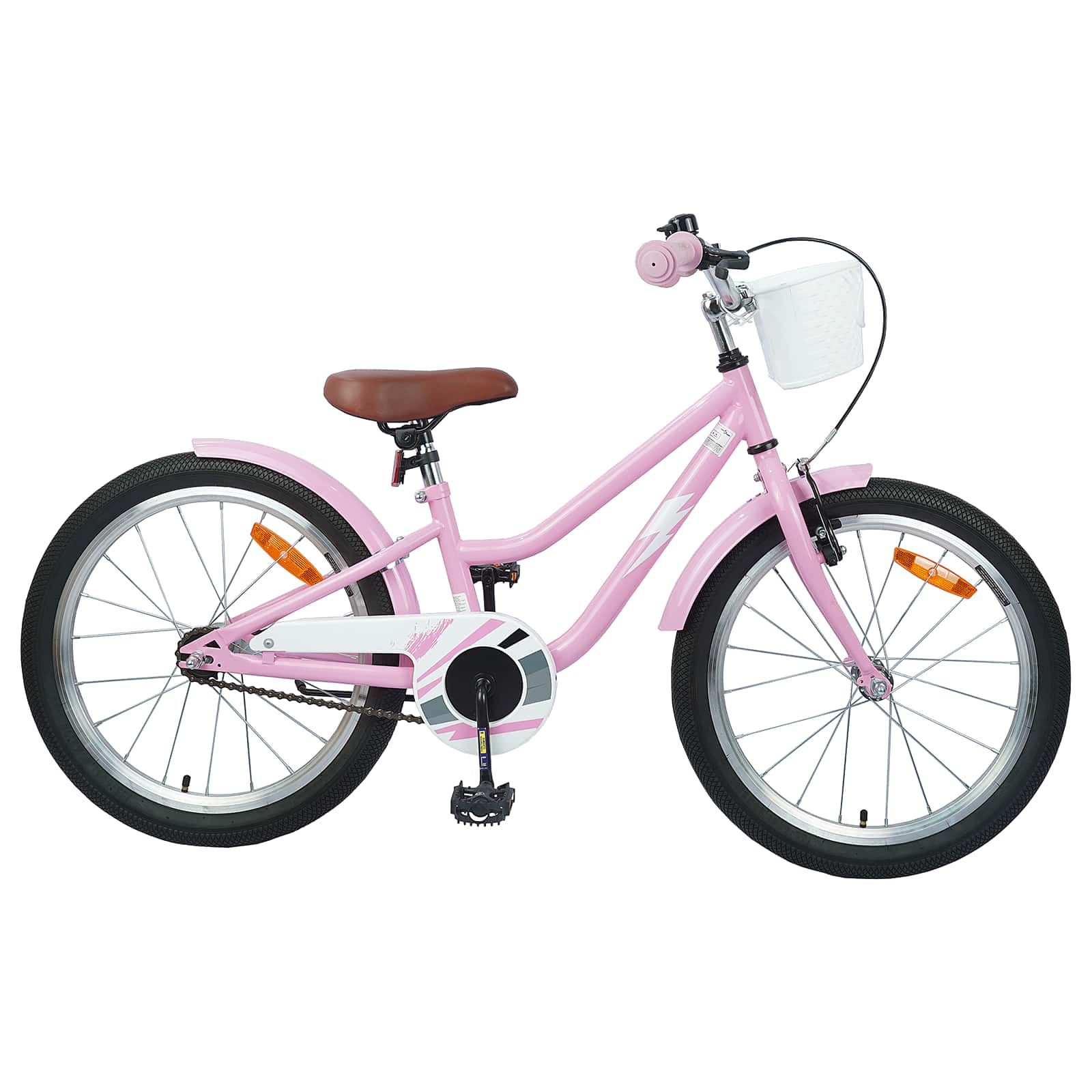 VidaXL vélo pour enfants 20 pouces pour 6-11 ans, rose clair