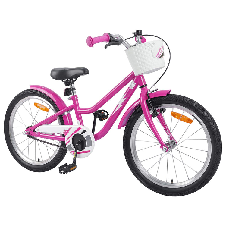 VidaXL vélo pour enfants 20 pouces pour 6-11 ans, rose foncé