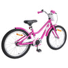 VidaXL vélo pour enfants 20 pouces pour 6-11 ans, rose foncé