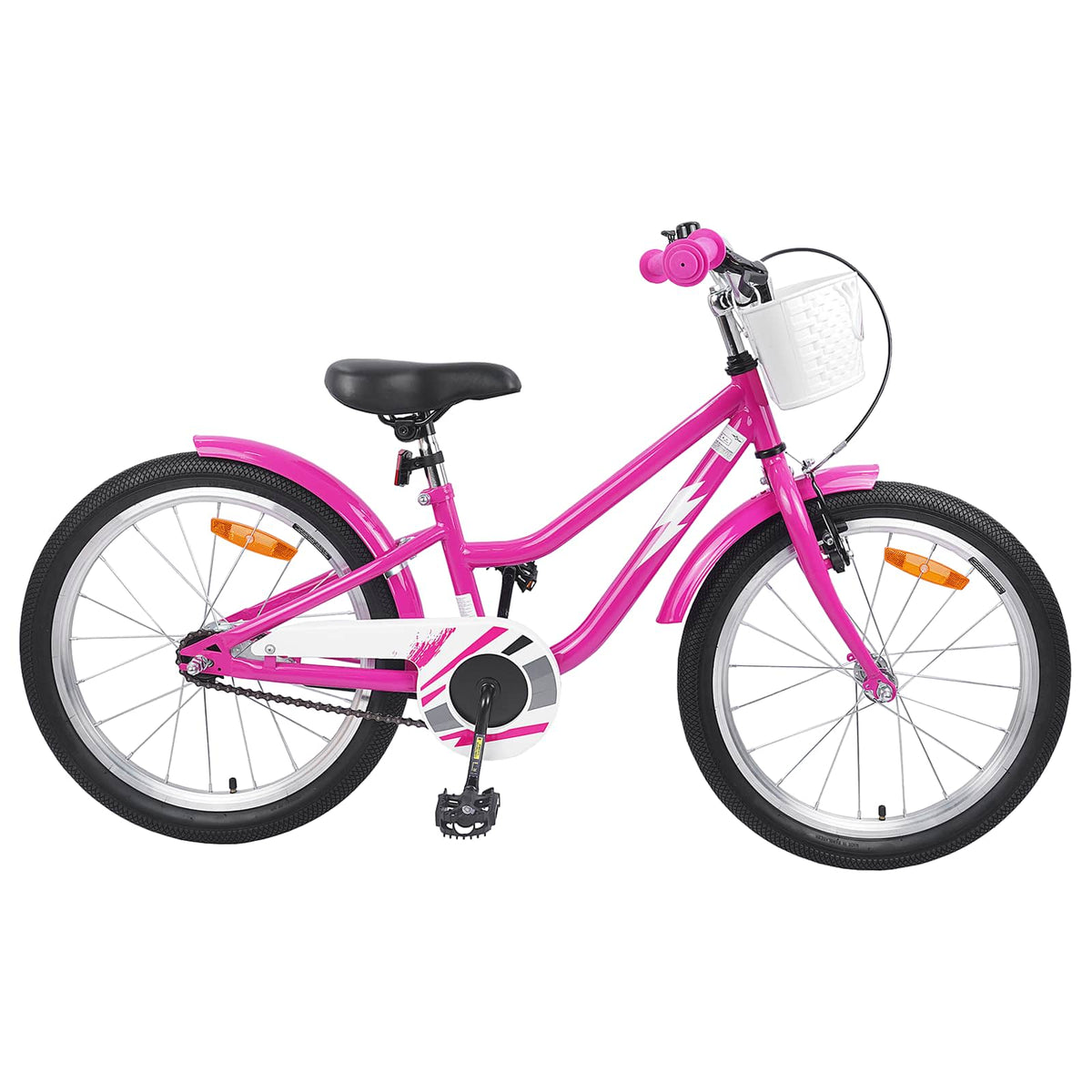 VidaXL vélo pour enfants 20 pouces pour 6-11 ans, rose foncé