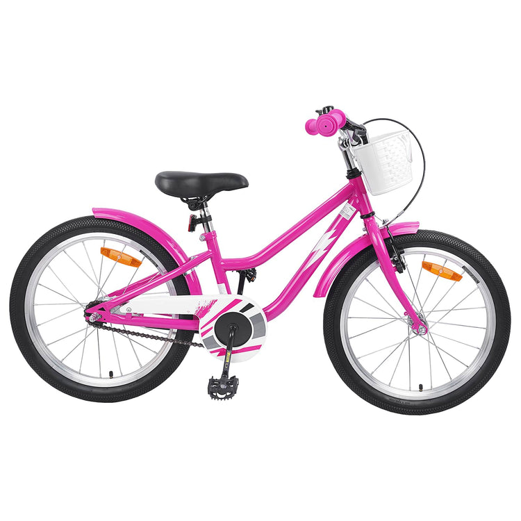 VidaXL vélo pour enfants 20 pouces pour 6-11 ans, rose foncé