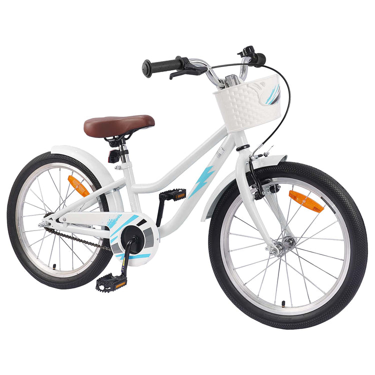 VidaXL vélo enfant 20 pouces pour 6-11 ans blanc