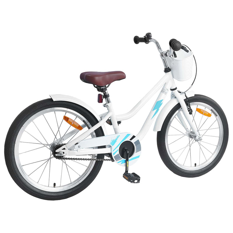 VidaXL vélo enfant 20 pouces pour 6-11 ans blanc