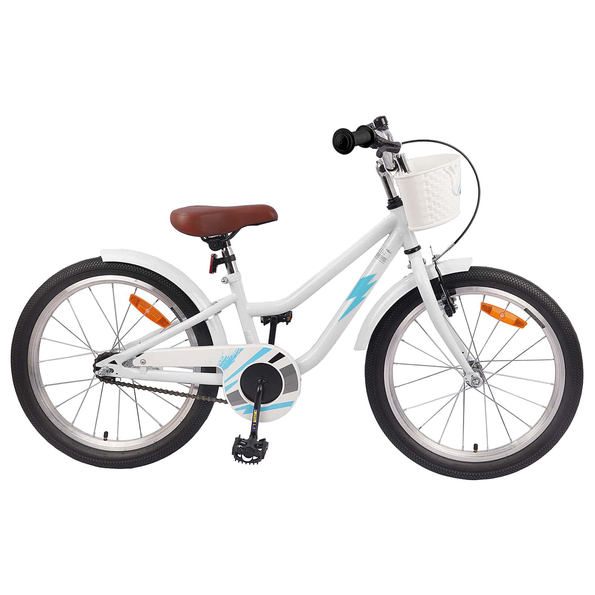 VidaXL vélo enfant 20 pouces pour 6-11 ans blanc