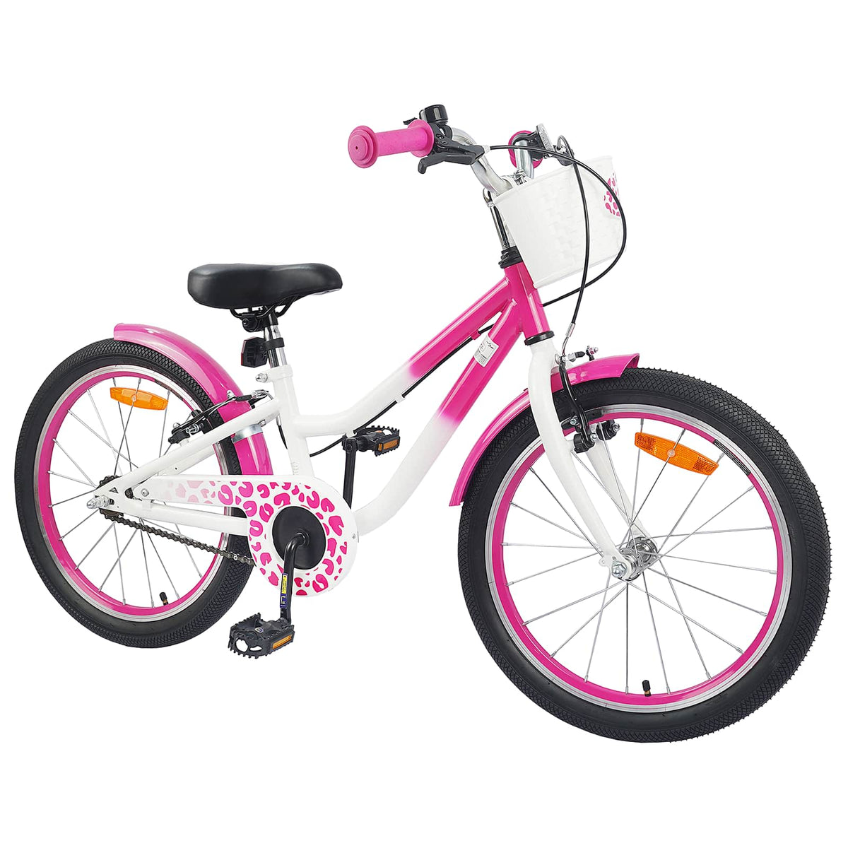 VidaXL vélo pour enfants 20 pouces pour 6-11 ans, rose foncé