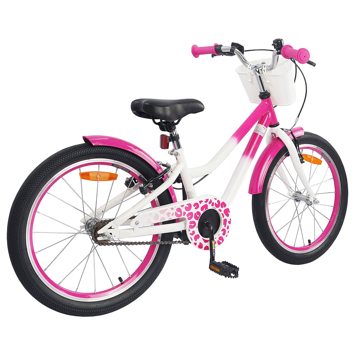 VidaXL vélo pour enfants 20 pouces pour 6-11 ans, rose foncé