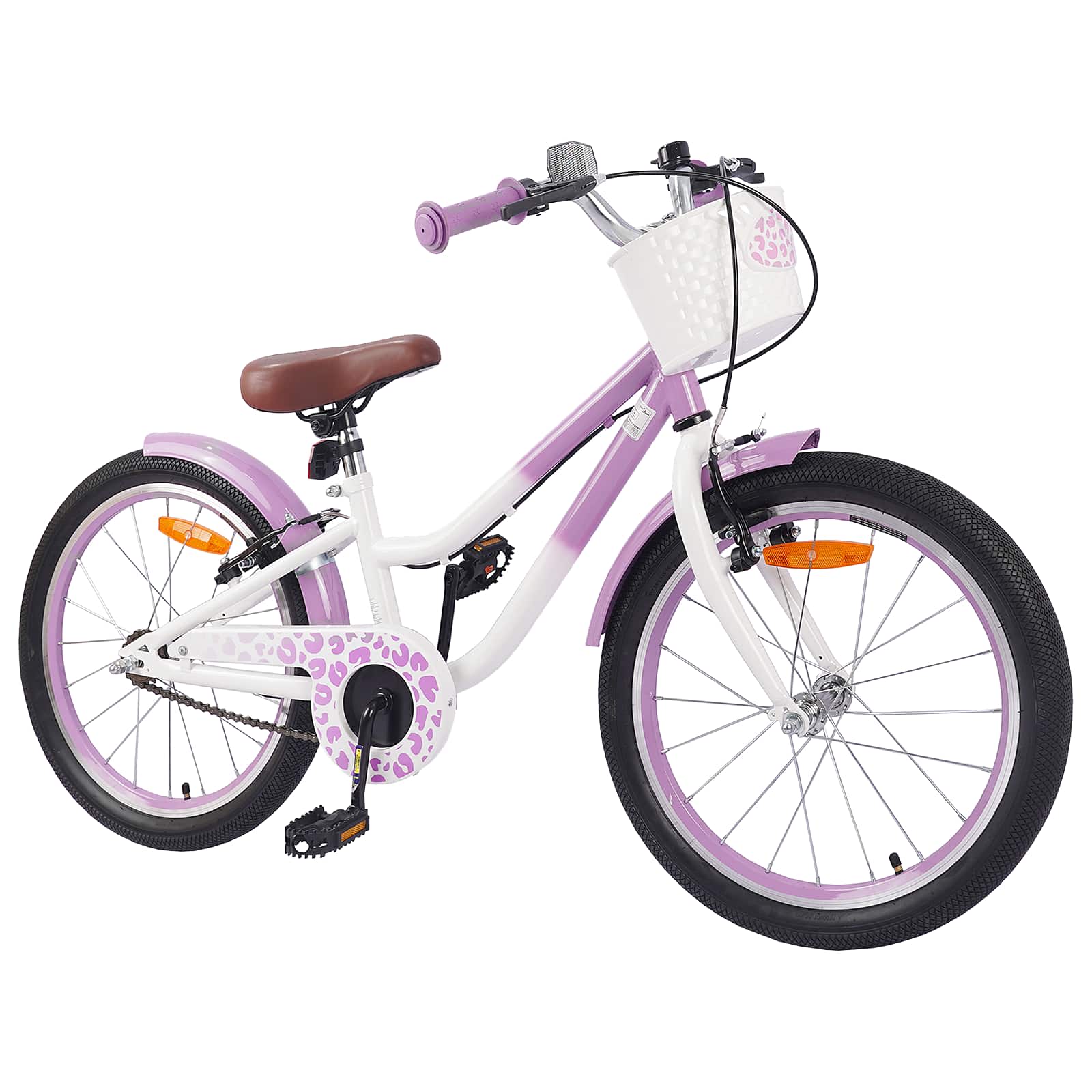 VidaXL vélo pour enfants 20 pouces pour 6-11 ans violet
