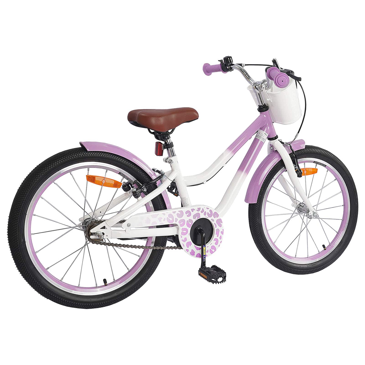 VidaXL vélo pour enfants 20 pouces pour 6-11 ans violet