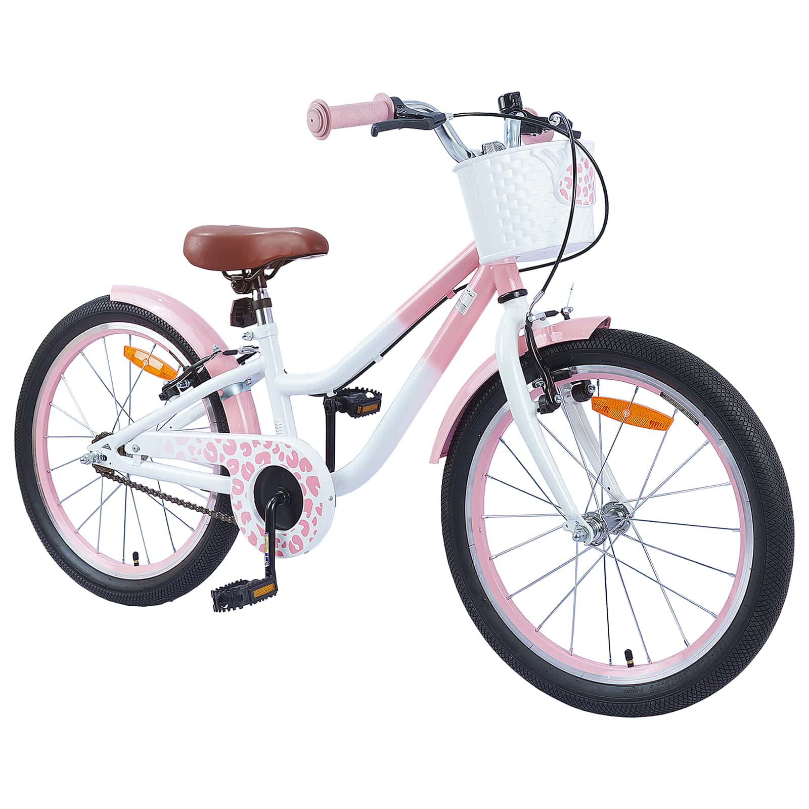 VidaXL vélo pour enfants 20 pouces pour 6-11 ans, rose clair