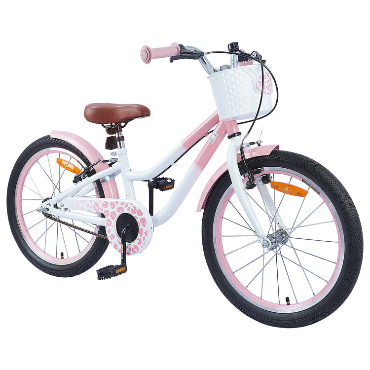 VidaXL vélo pour enfants 20 pouces pour 6-11 ans, rose clair