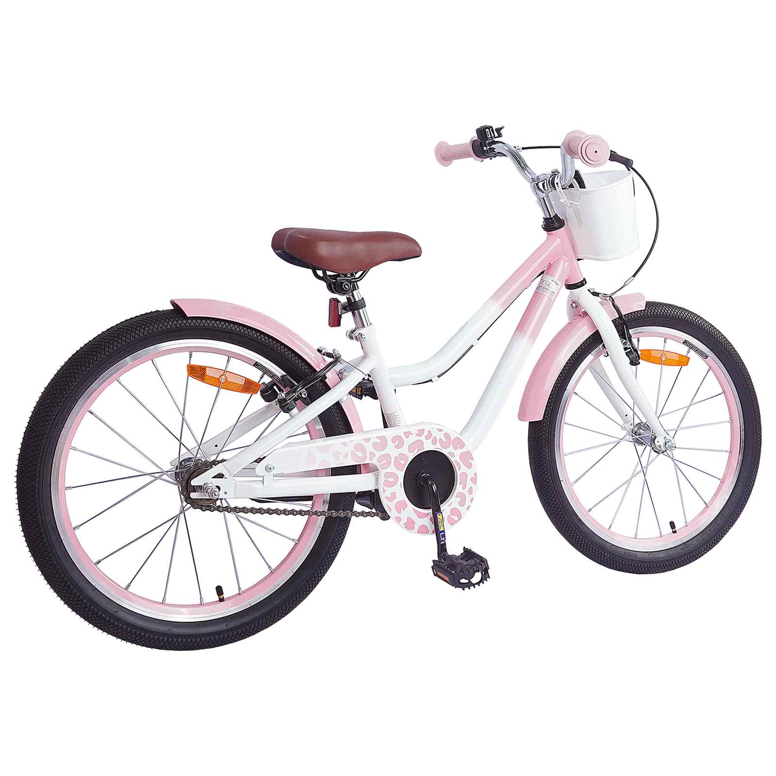 VidaXL vélo pour enfants 20 pouces pour 6-11 ans, rose clair