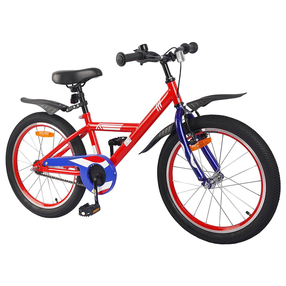 VidaXL vélo enfant 20 pouces pour 6-11 ans rouge