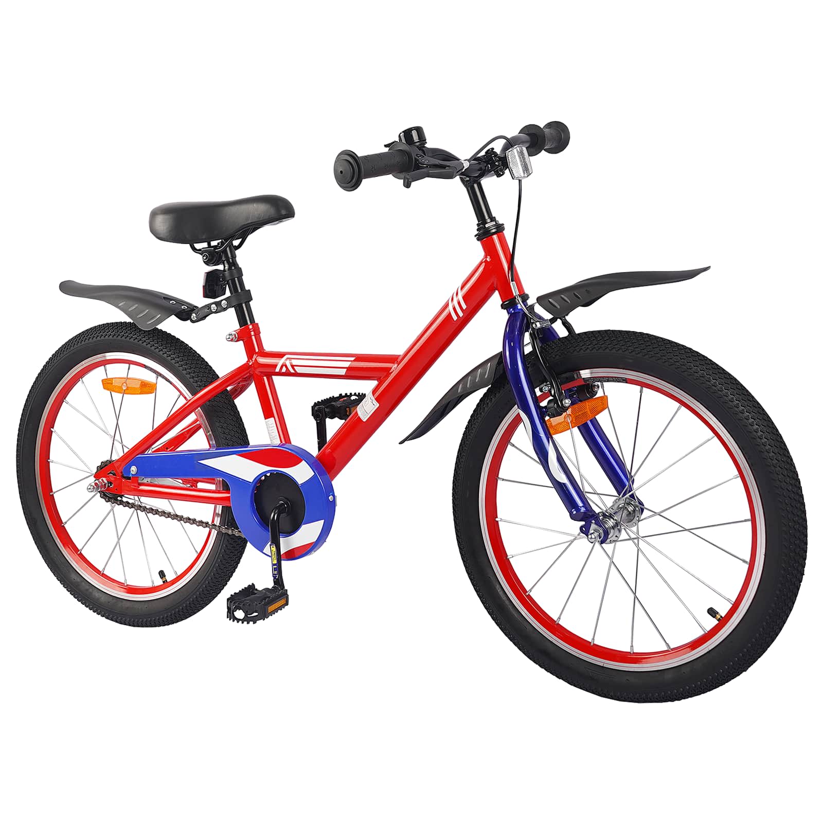 VidaXL vélo enfant 20 pouces pour 6-11 ans rouge