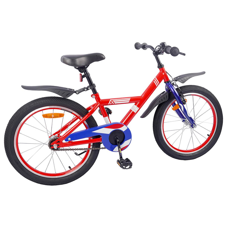 VidaXL vélo enfant 20 pouces pour 6-11 ans rouge