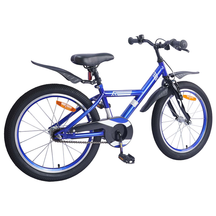 VidaXL vélo pour enfants 20 pouces pour 6-11 ans, bleu foncé