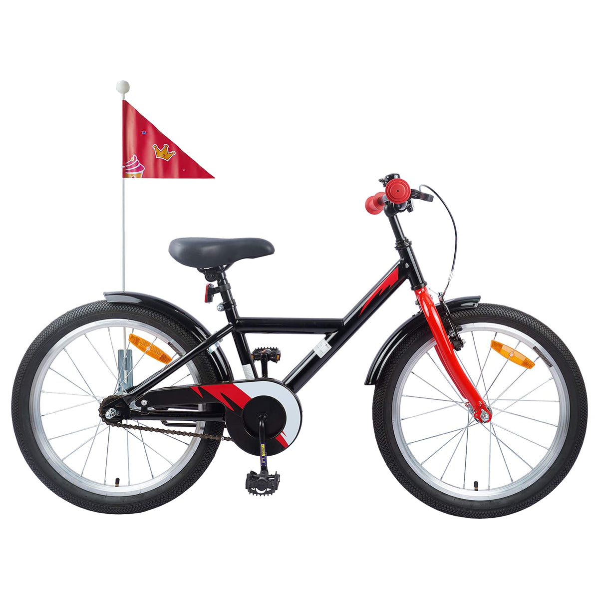 VidaXL vélo pour enfants 20 pouces pour 6-11 ans noir