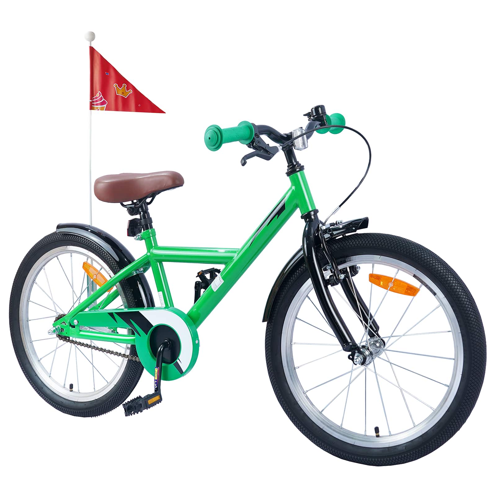 VidaXL vélo pour enfants 20 pouces pour 6-11 ans vert