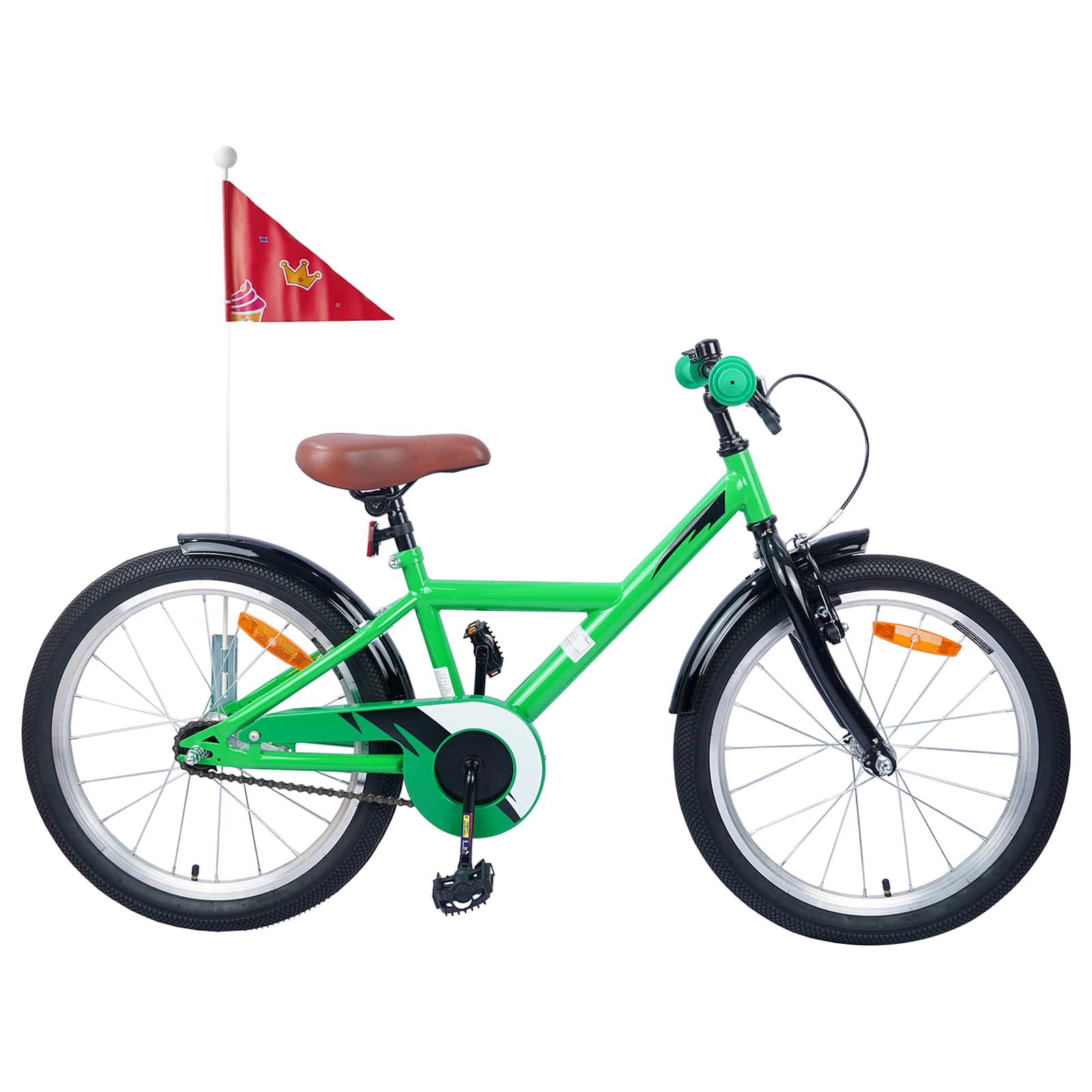 VidaXL vélo pour enfants 20 pouces pour 6-11 ans vert