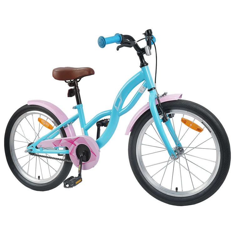 VidaXL vélo pour enfants 20 pouces pour 6-11 ans bleu clair