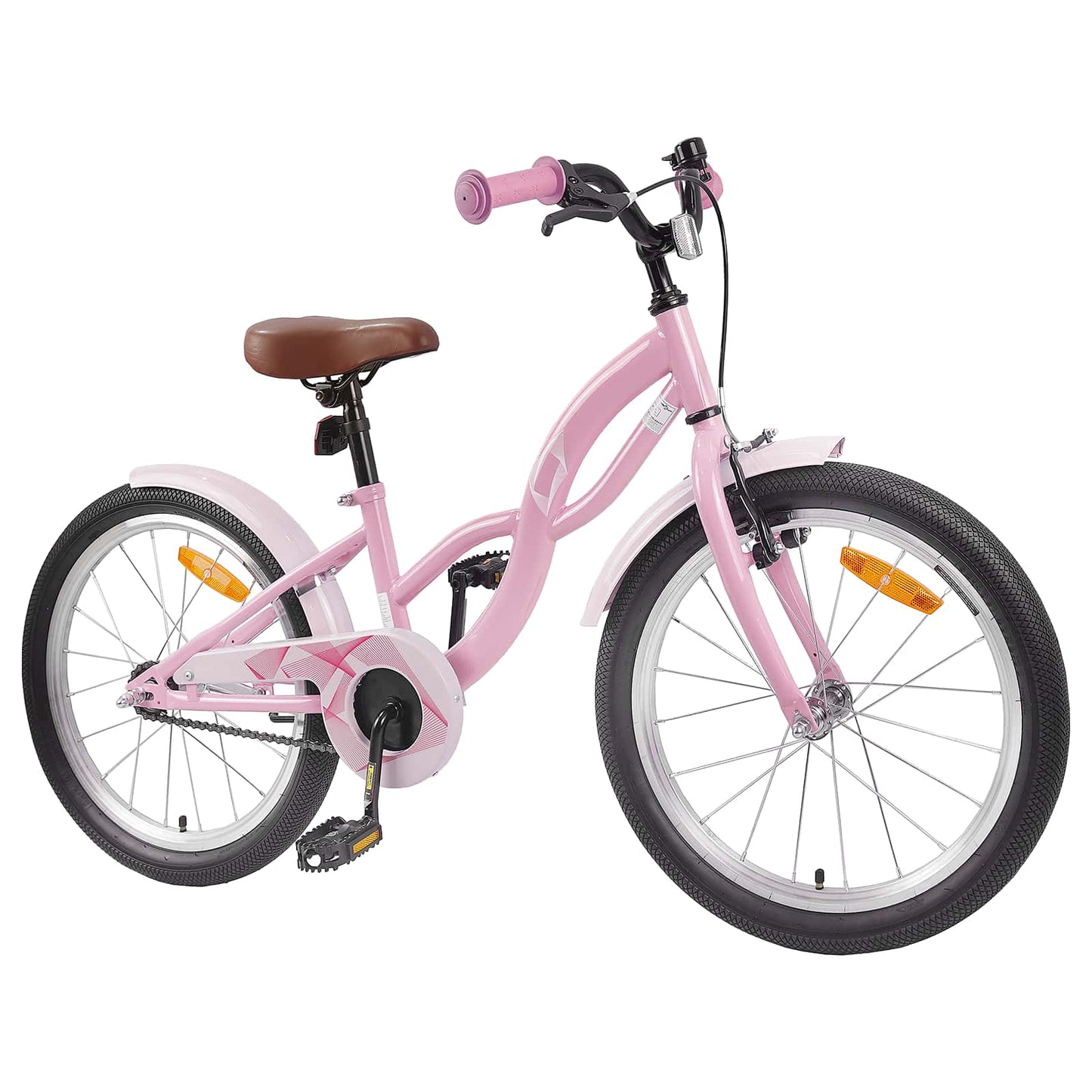 VidaXL vélo pour enfants 20 pouces pour 6-11 ans, rose clair