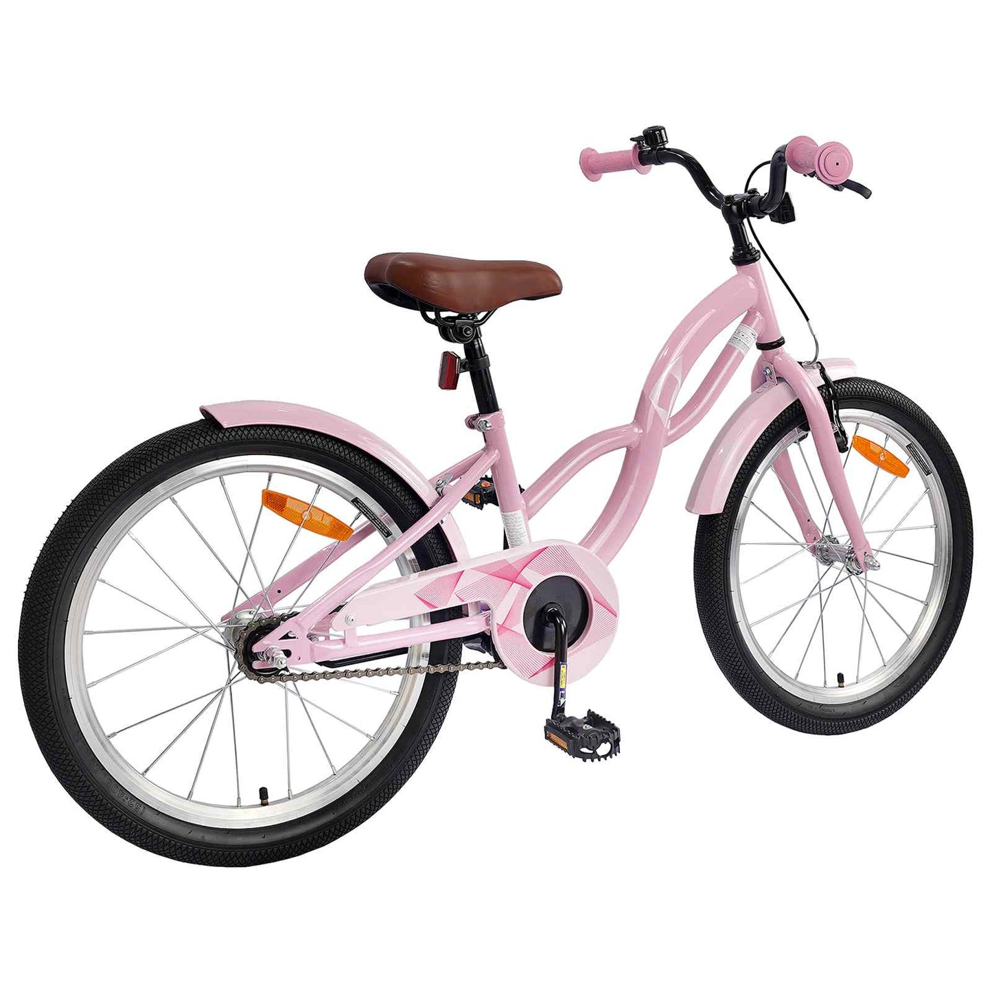 VidaXL vélo pour enfants 20 pouces pour 6-11 ans, rose clair