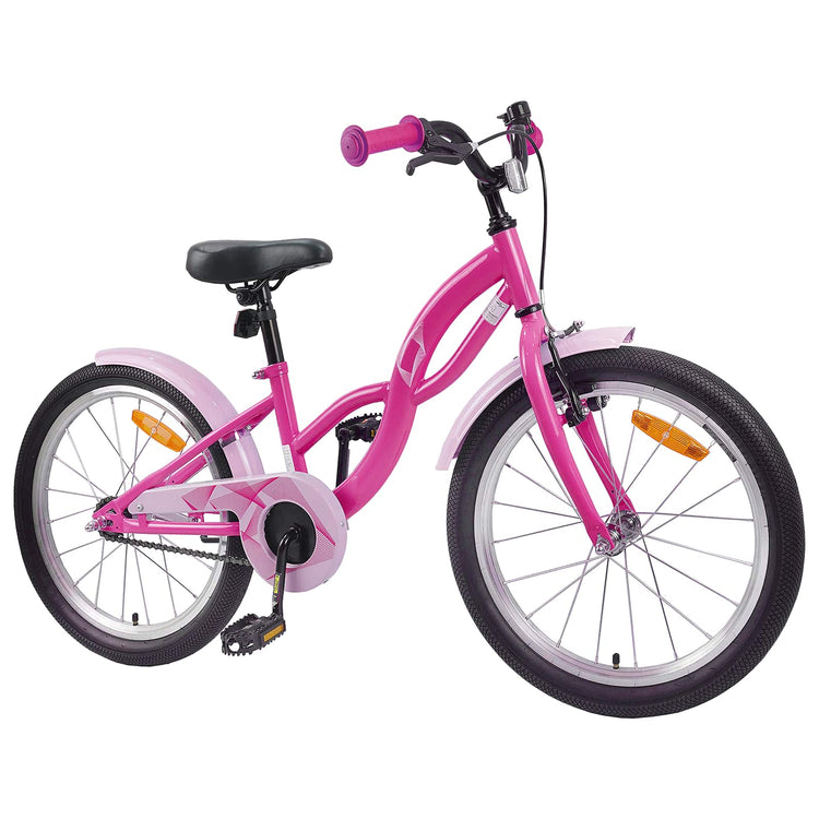 VidaXL vélo pour enfants 20 pouces pour 6-11 ans, rose foncé