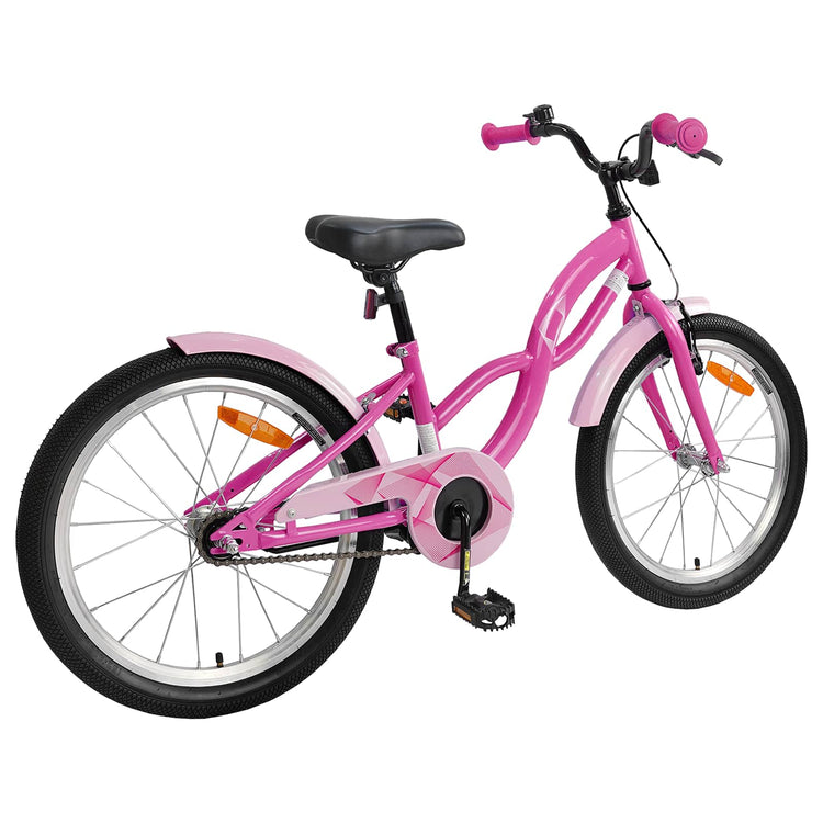 VidaXL vélo pour enfants 20 pouces pour 6-11 ans, rose foncé