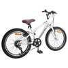 VidaXL VTT 24 pouces 6 vitesses pour 8-12 ans blanc