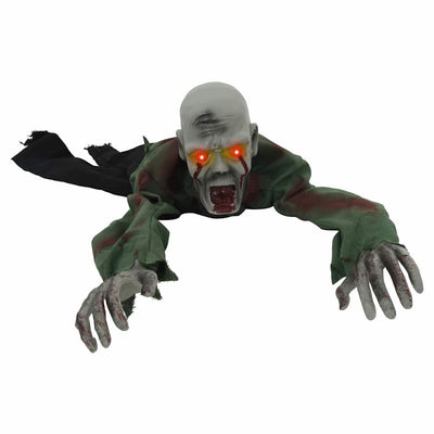 VidaXL Halloween zombie rampant vert 112 x 25,5 x 21,5 cm polyester