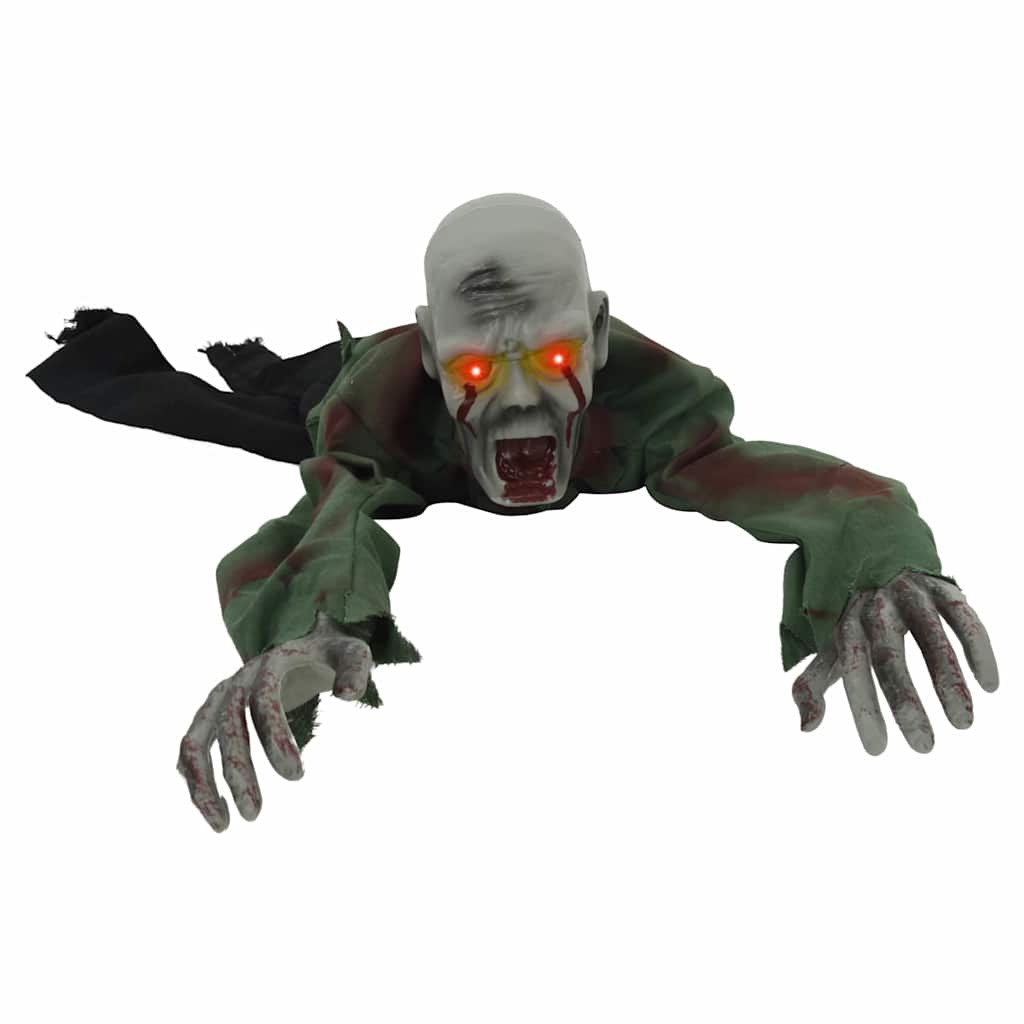 VidaXL Halloween zombie rampant vert 112 x 25,5 x 21,5 cm polyester