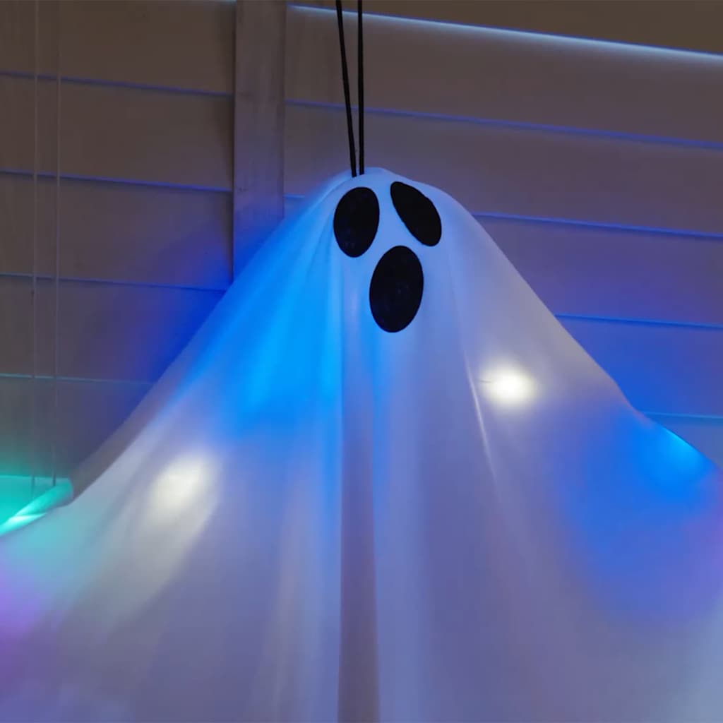 Vidaxl Halloween fantôme suspendu 3 pcs blanc 52 x 62 cm polyester