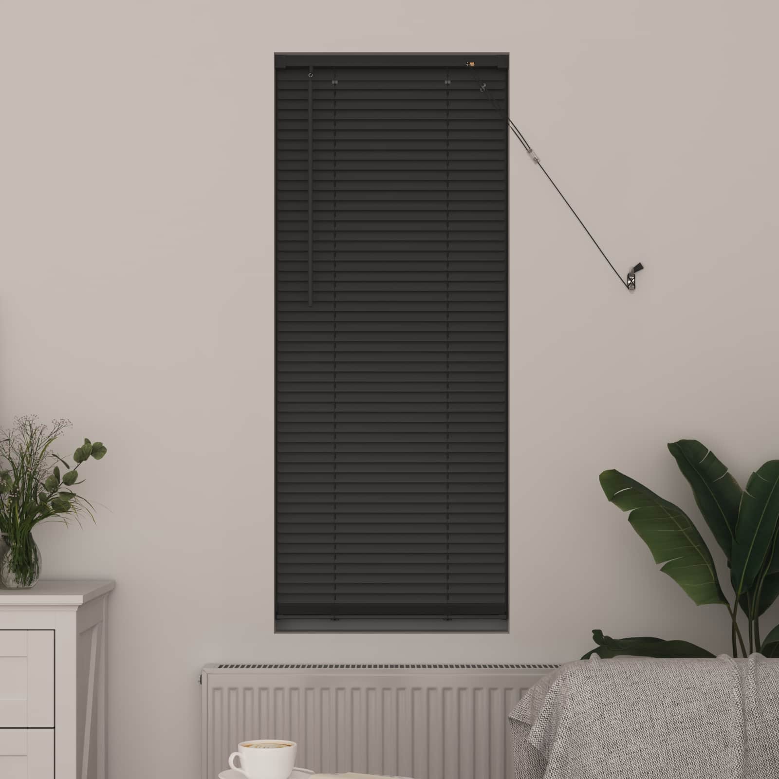Vidaxx store vénitien réglable gris argenté 150 x 40 cm PVC