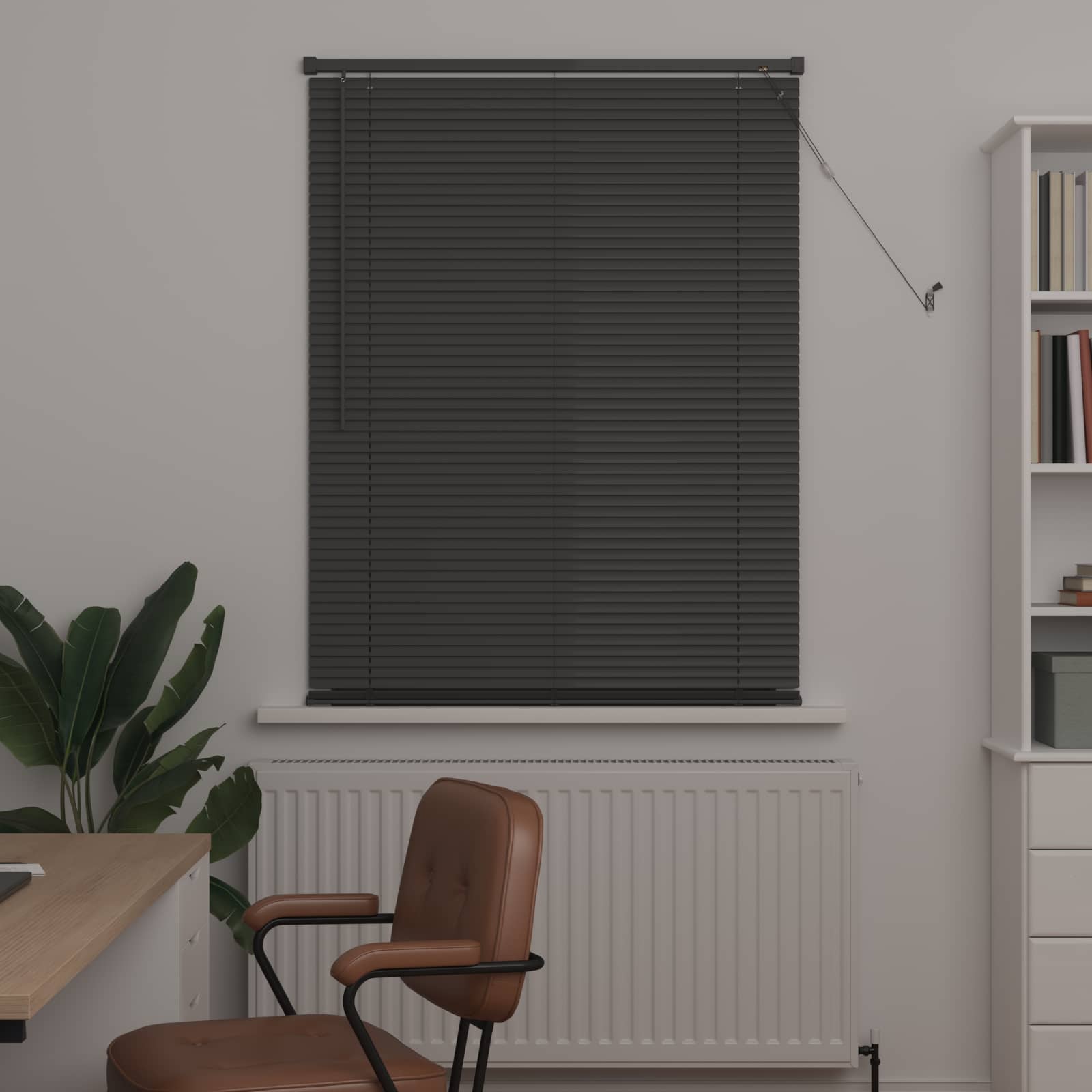 Vidaxx store vénitien réglable gris argenté 150 x 70 cm PVC