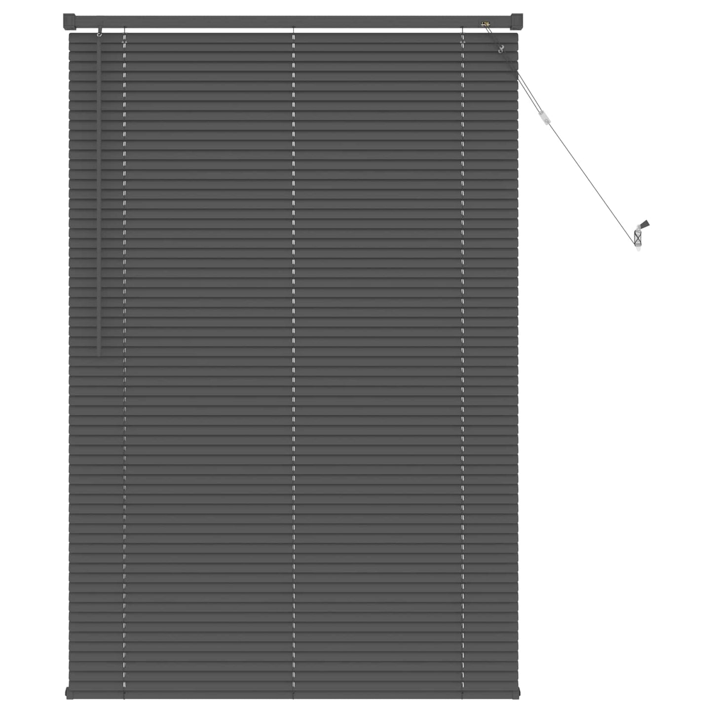 Vidaxx store vénitien réglable gris argenté 150 x 70 cm PVC