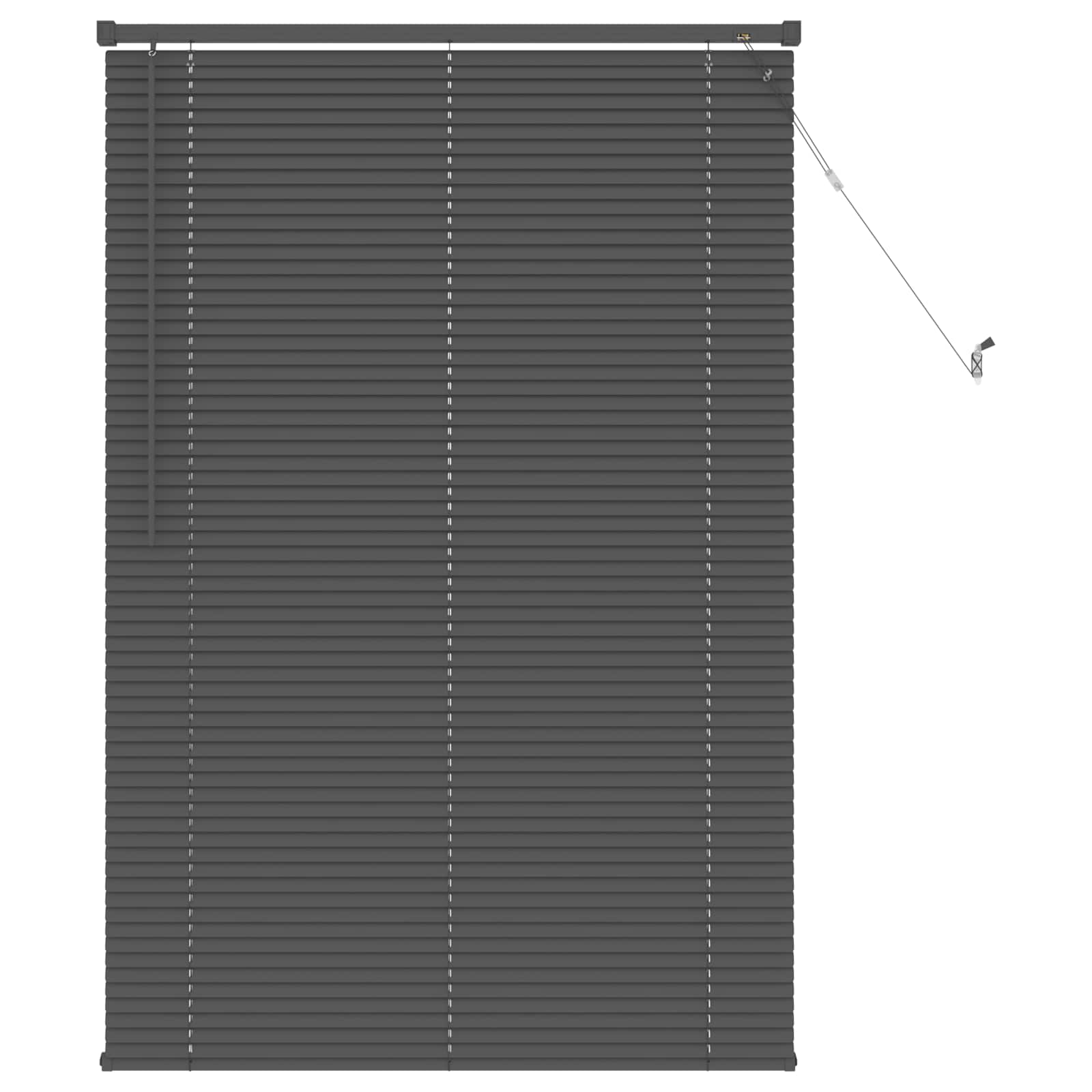 Vidaxx store vénitien réglable gris argenté 150 x 70 cm PVC