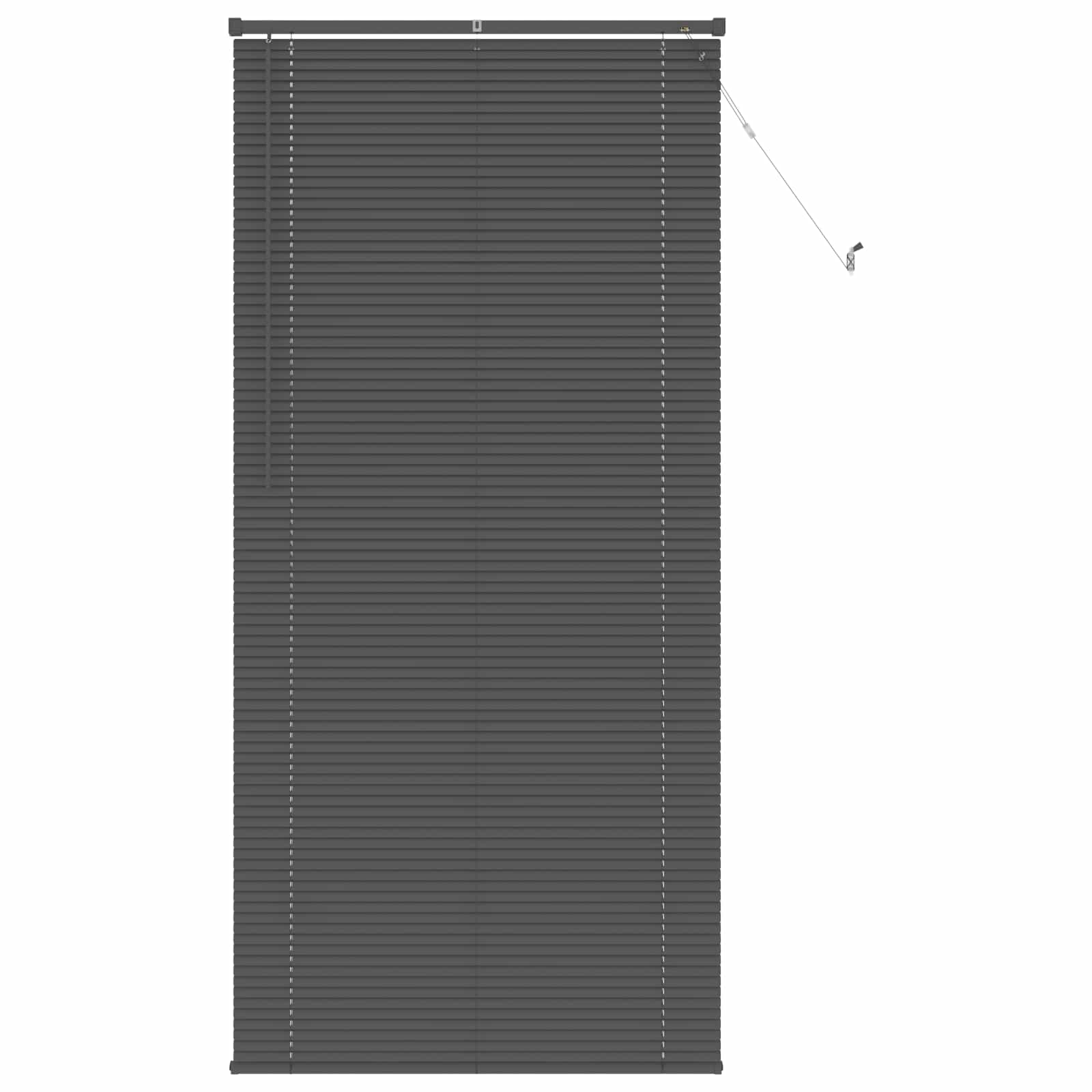 Vidaxx store vénitien réglable gris argenté 213 x 90 cm PVC