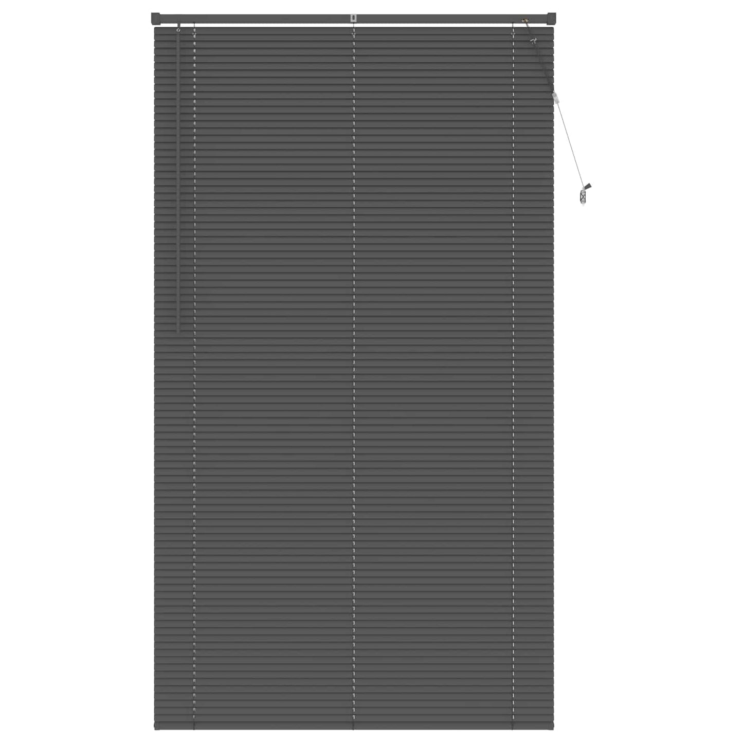 Vidaxx store vénitien réglable gris argenté 213 x 120 cm PVC