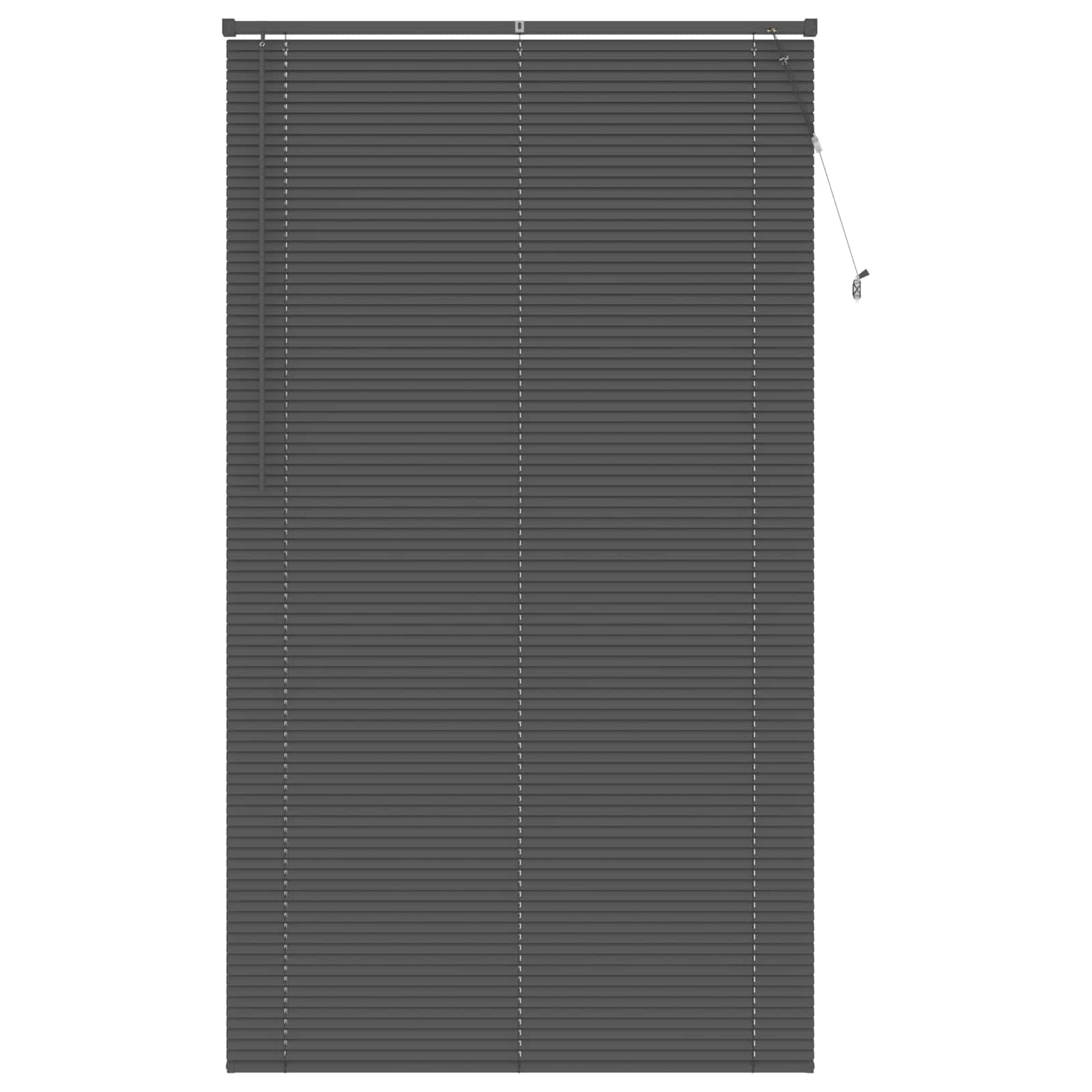 Vidaxx store vénitien réglable gris argenté 213 x 120 cm PVC