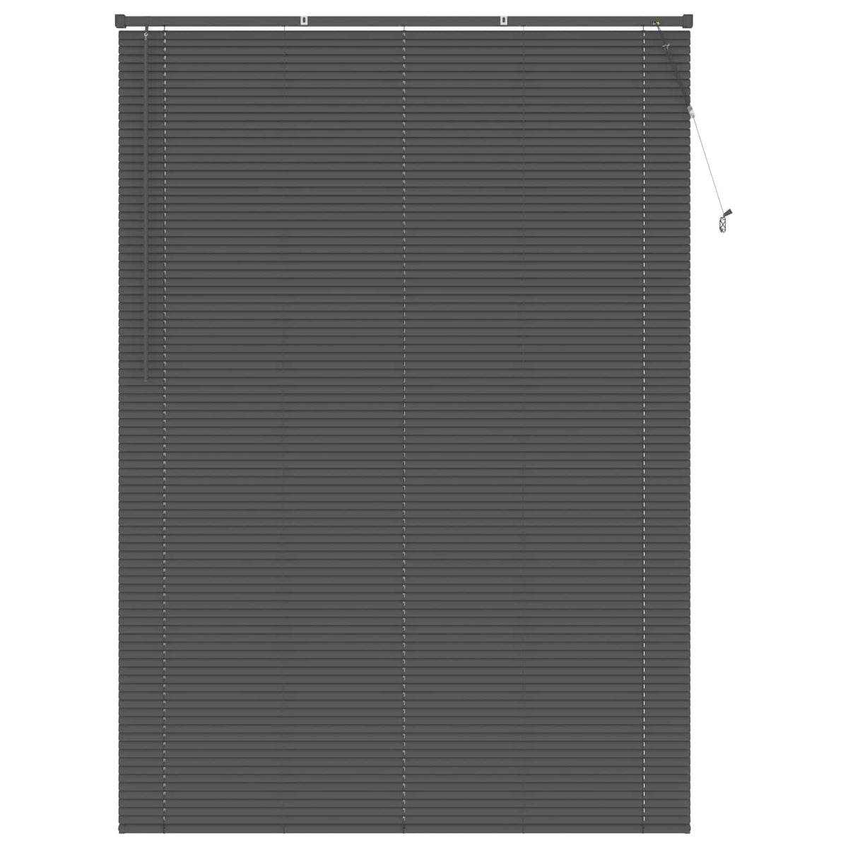 Vidaxx store vénitien réglable gris argenté 213 x 150 cm PVC