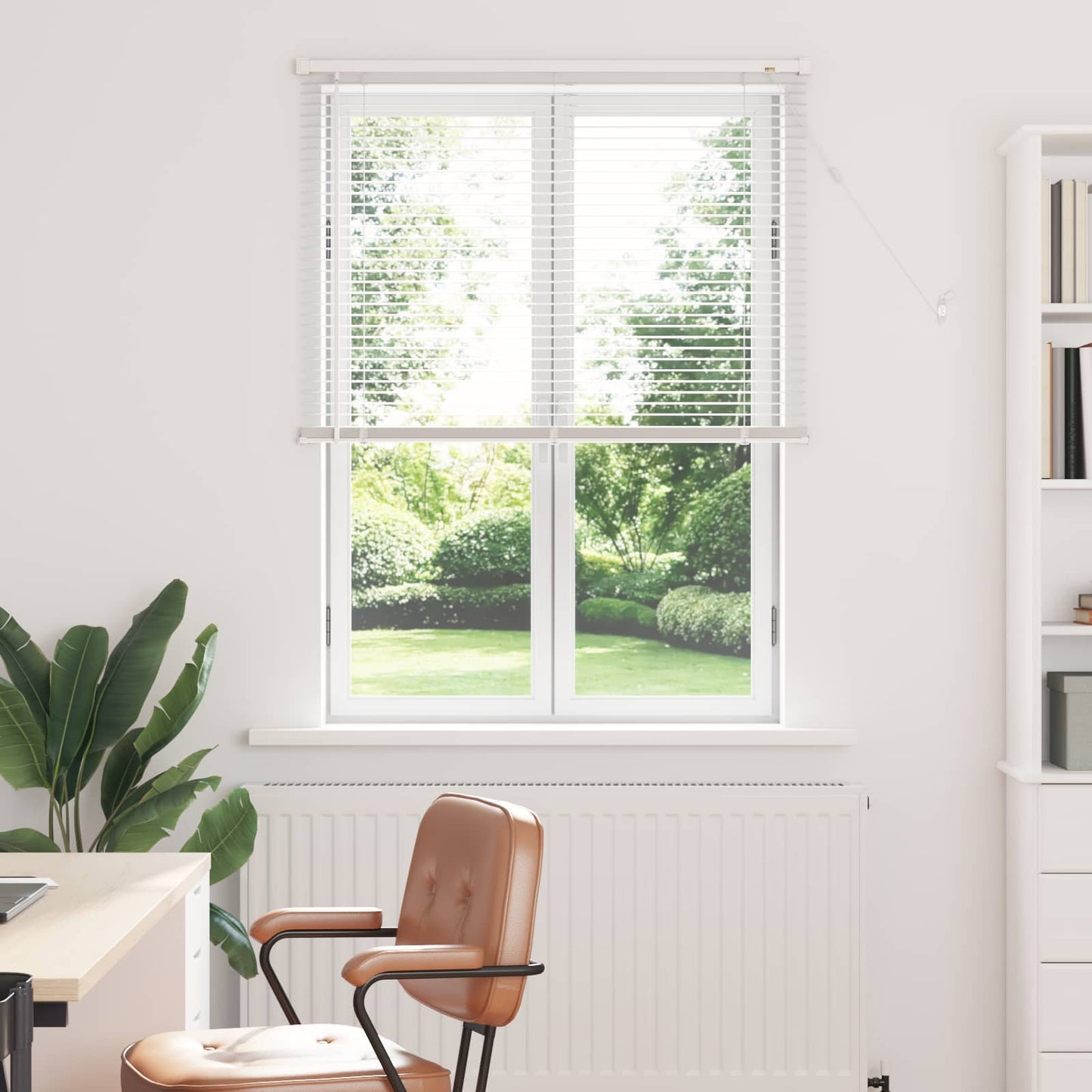 Vidaxx store vénitien orientable blanc 150 x 80 cm PVC