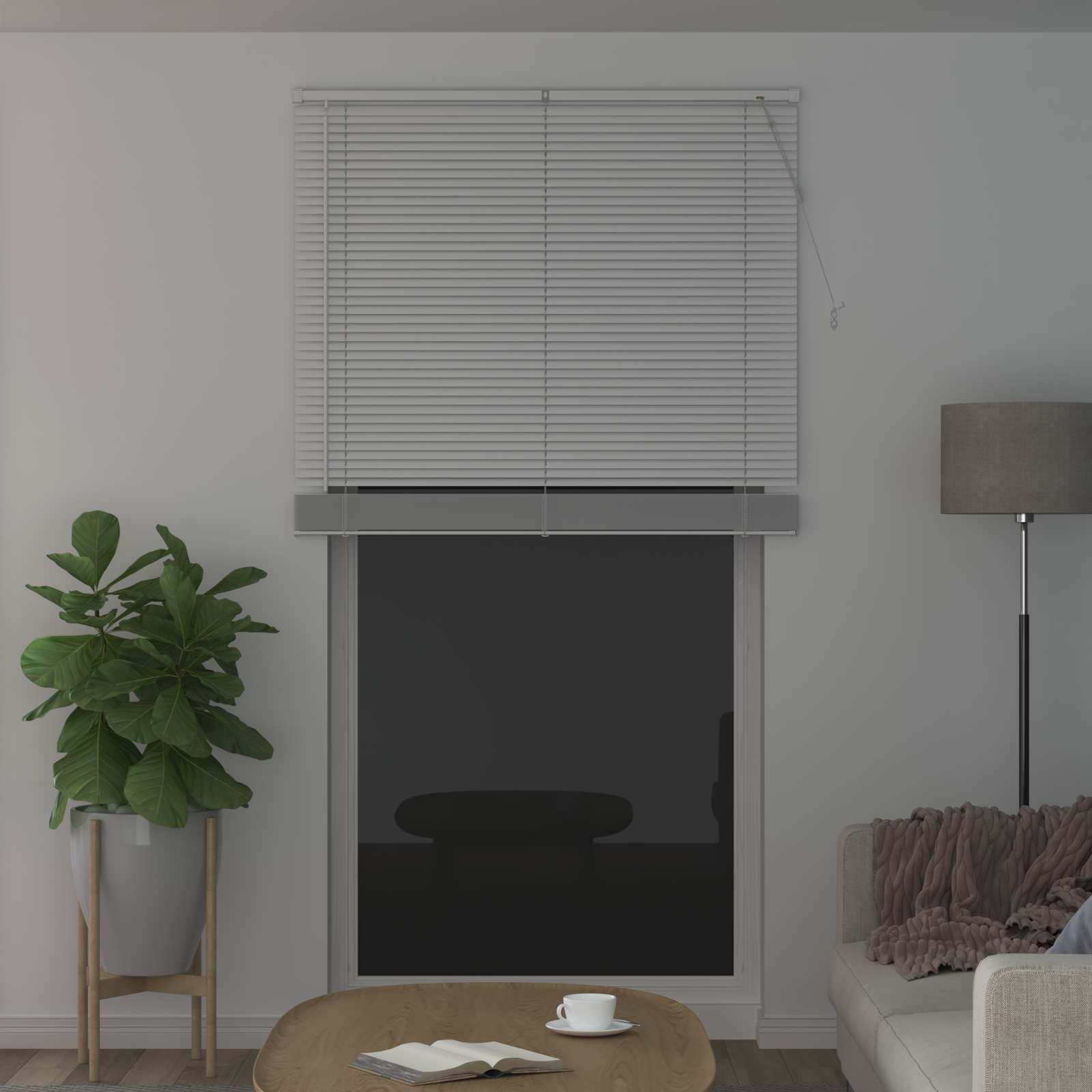 Vidaxx store vénitien orientable blanc 213 x 120 cm PVC